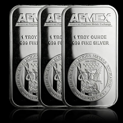 🦅APMEX 1 oz .999 Fine Silver Bar – American Eagle Heritage for Collectors