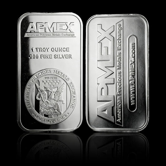 🦅APMEX 1 oz .999 Fine Silver Bar – American Eagle Heritage for Collectors