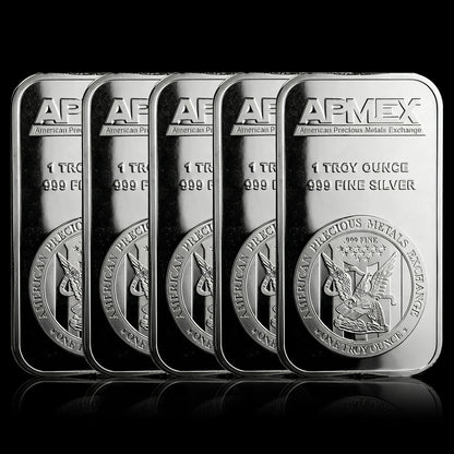 🦅APMEX 1 oz .999 Fine Silver Bar – American Eagle Heritage for Collectors
