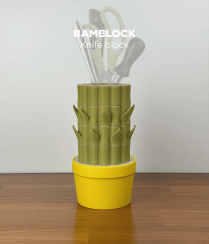 Bamblock Kitchen Knife Block